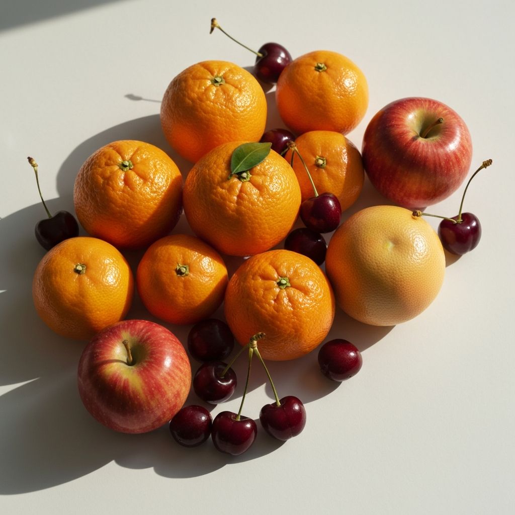 Fresh fruits and berries